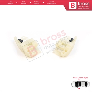BWR349+BWR351 Window Regulator Repair <b>Clips</b> A+B Front Door for 3 Series E46 Compact 2001-2005 2-Door 51338251351 51338251352 - Product Image 5