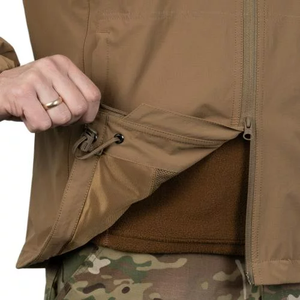 Veste coupe-vent à capuche pour homme (niveau 5) imperméable et coupe-vent, respirante, en spandex/nylon, style vêtements de travail, « VENTUS » - Product Image 6