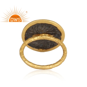 Hot Selling Sterling Silver 18K Gold Plated Natural <b>Cz</b> Gemstone Eye Design Stackable <b>Ring</b> Demi Fine Jewelry Manufacturer - Product Image 5