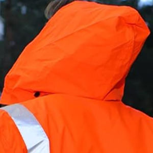 Veste de sécurité décontractée nouveauté avec fermeture à glissière à col montant caractéristique respirante en vente! Fabriqué par Dress Sports - Product Image 6