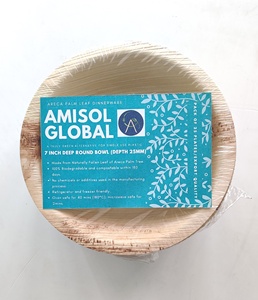Bol jetable en céramique rond de 4 pouces, biodégradable, pour les fêtes - Product Image 2