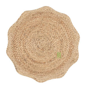 Napperon en jacinthe d'eau écologique Plaques de présentation en rotin Boho pour la décoration de table de l'usine artisanale HNH du Vietnam - Product Image 5