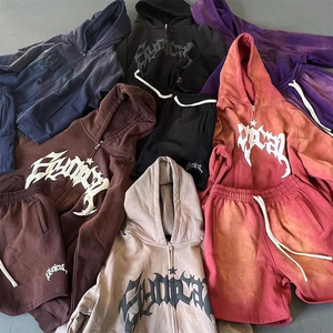 เสื้อฮู้ดพิมพ์ลายพัฟ3D 420แกรมสำหรับผู้ชายเสื้อครอปพิมพ์ลายพัฟเฮฟวี่เวทออกแบบโลโก้ได้ตามต้องการ - Product Image 3