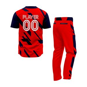 Uniforme de baseball de luxe haute performance, tenue d'équipe personnalisée, respirant, séchage rapide, tissu 100% polyester, finition professionnelle, toutes saisons - Product Image 2