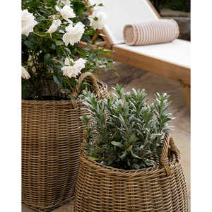 Lightwash Handled <b>Planter</b> Basket Liners Durable and Stylish for Indoor/Outdoor Use - Product Image 3