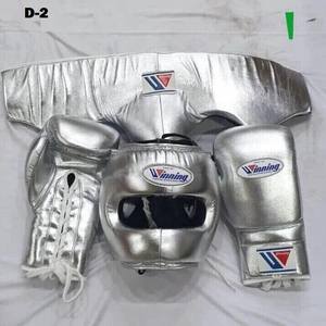 High Quality Professional <b>Boxing</b> Gear <b>Set</b> Genuine Leather Customizable Soft Features Head Guard Groin Guard Gloves Protection - Product Image 2