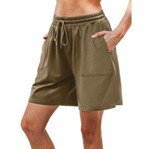 Shorts de sport personnalisés pour femmes, écologiques, légers, respirants, à séchage rapide, légèrement extensibles, pour la gym, le yoga, le fitness - Product Image 1