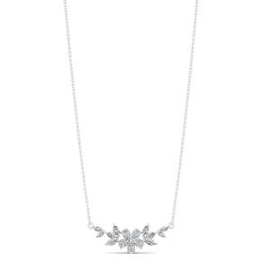 REYES lujo nuevo diseño 925 collar de moissanita de plata esterlina para mujer elegante 14K 18K 22K chapado en oro joyería de boda - Product Image 3