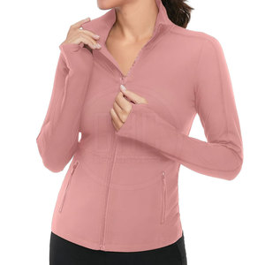 แจ็กเก็ตโยคะแขนยาวสำหรับผู้หญิงแจ็กเก็ตโยคะสไตล์กำหนดได้เอง - Product Image 1