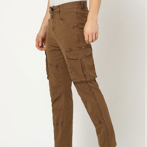 High Street Fashion Outwear Hombres Pantalones Cargo Personalizado Color Liso Traje de moda Hombres Pantalones Cargo - Product Image 2