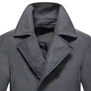 Fabrication professionnelle en gros de haute qualité hommes caban tenue décontracté utilisation extérieure hommes caban d'hiver avec conception personnalisée - Product Image 4