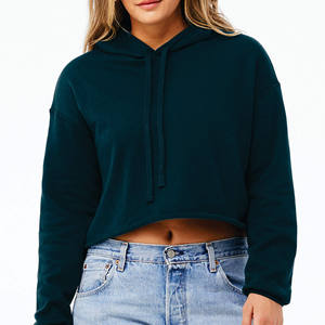2025 nouvelles femmes vêtements confortable haut court sweats à capuche vente chaude qualité supérieure haut court sweats à capuche à vendre sweats à capuche pour femmes - Product Image 1