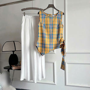 Conjunto Casual de 2 Piezas para Mujer, Tejido de Punto, Color Sólido, Precio de Fábrica, Fabricante Vietnamita, ODM Natural, Empaque Personalizado - Product Image 6