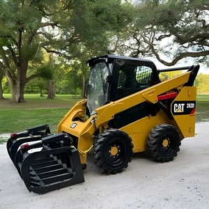 En bon état Excellente qualité Occasion Skid Steer CAT 252B3 Original Engine MINI Loader 246c 246b Skid Steer France - Product Image 6