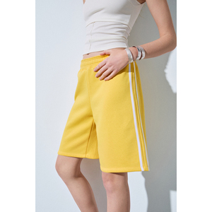 GRIMELANGE UYINI Pantalones Capri para Mujer, Tela Orgánica Suave, Detalle de Rayas, Doble Bolsillo - Product Image 3