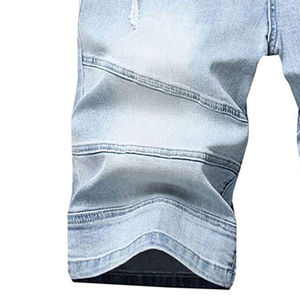 Short en jean de couleur différente pour hommes en taille normale Short en jean pour hommes fabriqué au Pakistan - Product Image 4