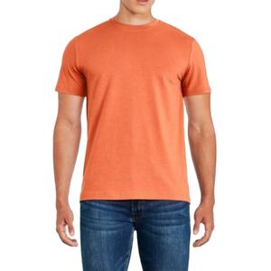 Camiseta de cuello redondo de estilo básico de color sólido de media manga para hombre, tela de punto de Bangladesh orientada a la exportación - Product Image 1