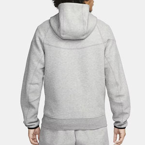 2025 avant Logo coupe régulière respirant doublé fermeture à glissière à capuche avec tissu Spandex/Polyester fermeture éclair complète confort d'hiver pour hommes - Product Image 3