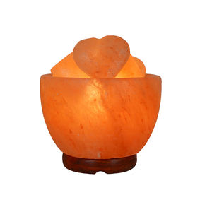 Lampe de sel de l'Himalaya, couleur naturelle, logo personnalisé, sculptée à la main, décoration unique, artisanat naturel personnalisé, véritable - Product Image 3