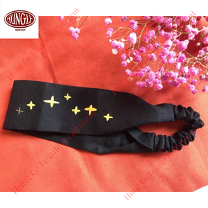 Fabricante personalizar moda mujer accesorios para el cabello banda para la cabeza personalizada mujer tela lazo nudo diadema para niñas - Product Image 4