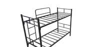 Lit superposé en métal à deux étages pour chambre à coucher, appartement, hôpital, pour chantiers de construction, fabricant européen