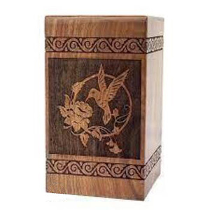 Urnas de cremación de madera modernas de Venta caliente, urnas decorativas para entierro funerario hechas a mano para hombre y mujer a bajo precio - Product Image 2