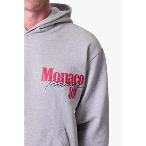 Sweat-shirt vintage Monaco - 100% coton gris chiné - Product Image 5