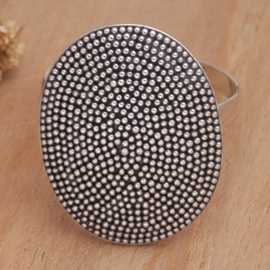 Anillo de cóctel de plata esterlina hecho a mano Unisex, banda deslumbrante fina para mujer, ajuste de bisel de fiesta de aniversario de boda a granel - Product Image 2