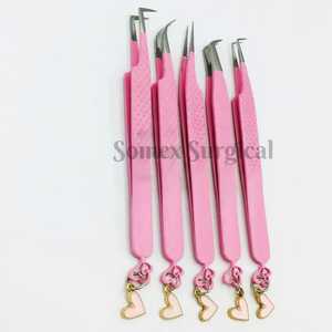 Pinces à épiler pour extensions de cils en acier inoxydable les plus vendues, nouveau design élégant pour la vente en gros, pinces à épiler pour extensions de cils de haute qualité - Product Image 5