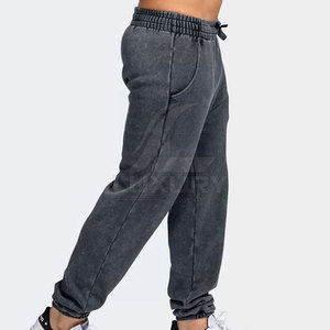 Premium Quality Acid Wash <b>Trouser</b> Mid Casual 100% Cotton Lightweight Customized Team Logo Top Selling <b>Trousers</b> for Online Sale - Product Image 6