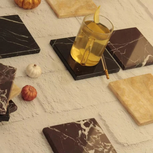 Top Selling Good Quality <b>Marble</b> <b>Coaster</b> For Home Hotel Office Use Item Best Quality Serving Drinks <b>Coaster</b> With Customize Shape - Product Image 1