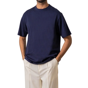 100% polos personnalisés pour hommes en coton biologique avec logo brodé T-shirt doux d'été Vêtements décontractés respirants de haute qualité - Product Image 1