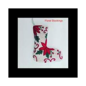 Vente en gros de chaussettes de Noël à lettre rouge personnalisées en laine fine tricotée pour enfants - Product Image 6