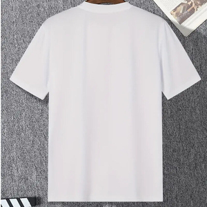 เสื้อยืดผ้าฝ้ายคอมบ์ใช้ได้ทั้งชายและหญิงพิมพ์ลายกราฟิกดิจิตอลพิมพ์ลายหน้าจอการปัก - Product Image 2