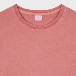 T-shirts en coton délavés à l'acide surdimensionnés élégants pour femmes T-shirts à col rond décontractés à séchage rapide pour vêtements d'été de tous les jours - Product Image 5