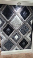 Alfombra de Jacquard Tejida a Máquina de la Mejor Calidad de Gaziantep, Antideslizante, de Poliéster Turco, Estilo Shaggy para el Hogar, Marca Adiva