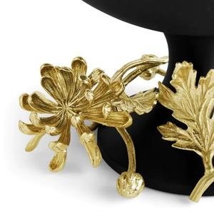 Bol décoratif de table de qualité supérieure de luxe Unique Peace Home Restaurant Fleurs décoratives Fer Verre Objectif Décoratif pour la maison - Product Image 2