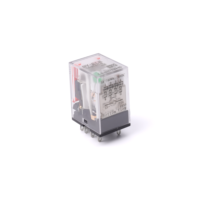 Relais électromagnétique miniature RY-ELE XS4C-D24L 5A DC 24V 14 broches 4PDT à usage général avec LED scellé