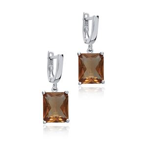 10x12มม. รูปทรงยุ่งเหยิงต่างหูหินซัลทาไนท์925สเตอร์ลิงเครื่องประดับแบบละเอียดสไตล์ตุรกี - Product Image 3