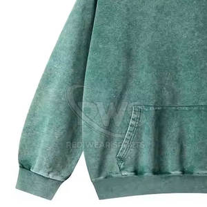 Acid Wash Hoodie <b>Women</b> Casual Loose Fit Lightweight Pullover <b>Sweatshirt</b> Street Style Acid Wash Hoodies - Product Image 5