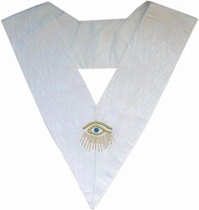 Insignia y Emblema de Oficiales del Rito Escocés de Memphis Misraim, de Metal Tallado/Plateado Personalizado de Alta Calidad con Temática de Ángel - Product Image 6