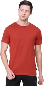 เสื้อยืดคอกลมผ้าคอตตอนแท้สำหรับใส่ไปยิมเล่นกีฬาใช้ได้ทุกวันลดกระหน่ำ - Product Image 3