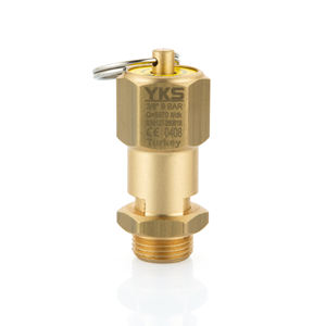 Válvula de Seguridad de Latón Sellada de 3/8'' y 9 Bares con Certificación CE - Válvula de Alivio de Presión Tipo Sellado - Material de Latón - Product Image 1