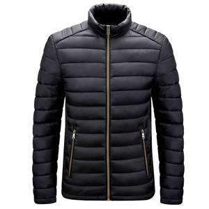 2024 hommes automne hiver coupe-vent chaud veste manteau hommes femmes mode col montant veste décontractée hommes - Product Image 1