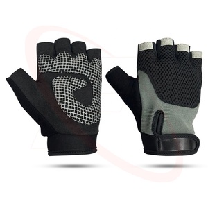 Top Quality <b>Weight</b> Lifting <b>Gloves</b> Best Quality Half Finger Fitness <b>Gloves</b> in Leather Gym Workout <b>Gloves</b> - Product Image 3