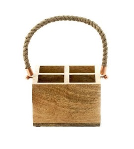 Diseño elegante, forma y tamaño personalizados, soporte para cubiertos, soporte para cubiertos de madera hecho a mano de alta calidad para vajilla, soporte para cubiertos - Product Image 4