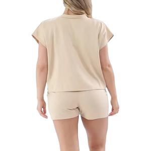Ensemble double 2 pièces de haute qualité pour femmes Nouveau design Durable Confortable 100% Coton Ensemble double pour femmes Prix bon marché - Product Image 4