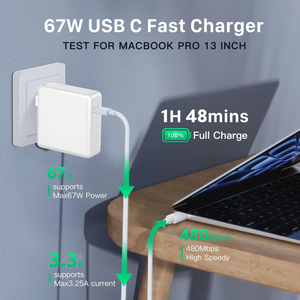 Nouvel adaptateur secteur USB C 67W <span class=keywords><strong>Chargeur</strong></span> pour ordinateur portable pour <span class=keywords><strong>MacBook</strong></span> <span class=keywords><strong>Air</strong></span> Pro 13 14 15 16 pouces 2025 2024 2023 2022 2021 <span class=keywords><strong>2020</strong></span> M1 M2 M3 M4 - Product Image 3