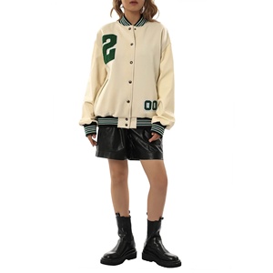 OEM Customizable Varsity Jacket <b>Stand</b> Collar Premium Quality Breathable Quick Dry Fabric Letterman Design Winter Classic Hooded - Product Image 6