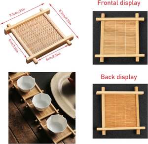 Ensemble de sous-verres en rotin tissé à la main apporte une touche de nature à votre table élégante et fonctionnelle pour les maisons modernes meilleure vente - Product Image 2